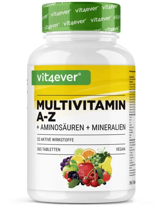 Vit4ever <br>Multivitaminas A-Z - 365 comprimidos