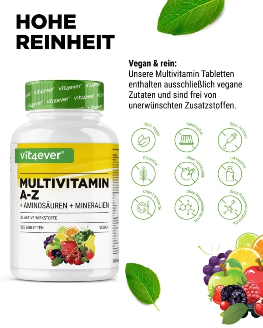 Vit4ever <br>Multivitaminas A-Z - 365 comprimidos - Imagen 5