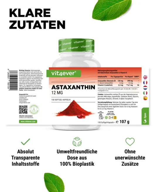 Vit4ever <br>Astaxanthin - different amounts - Image 2