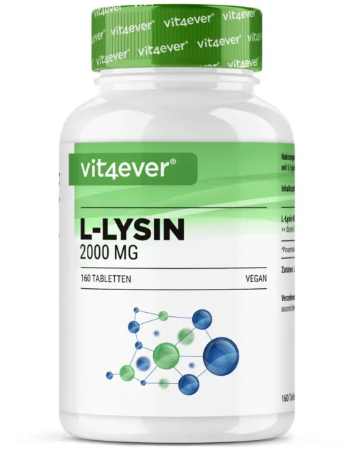 Vit4ever <br>L-lysine - 160 tabletten