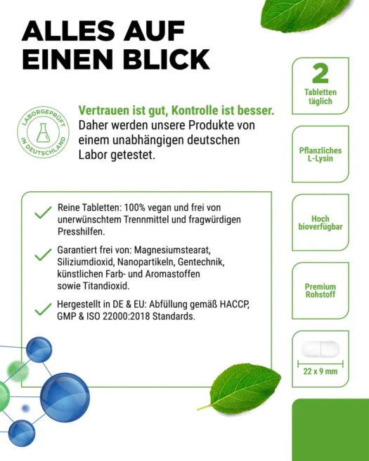 Vit4ever <br>L-lysine - 160 tabletten - Afbeelding 5