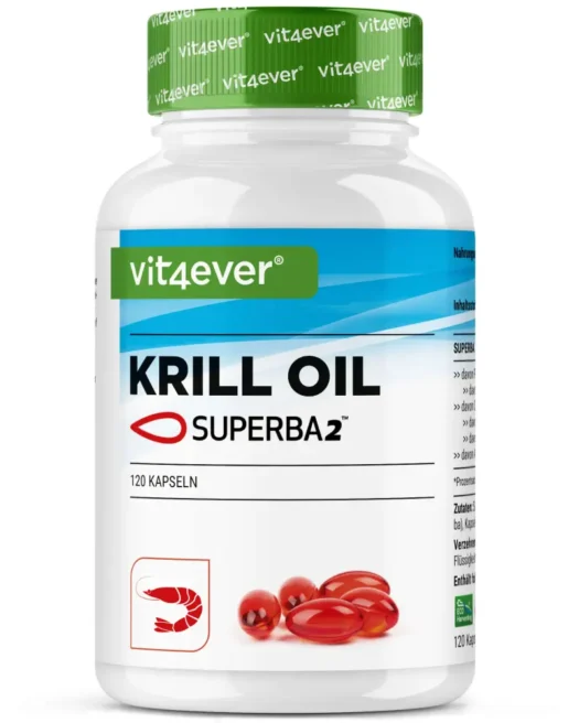 Vit4ever <br>Huile de krill - 120 gélules