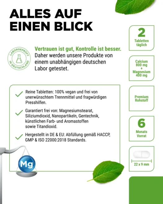 Vit4ever <br>Calcium + Magnesium - 365 tabletten - Afbeelding 5