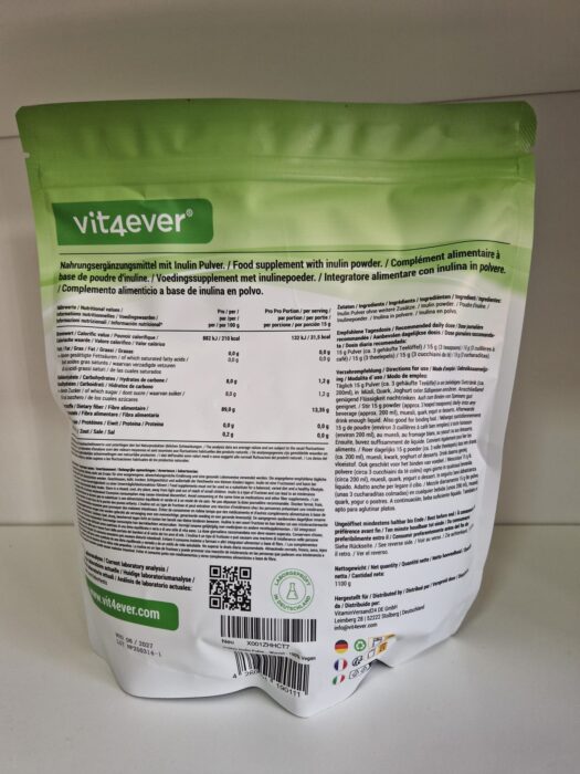 Vit4ever <br>Prebio Inulina - 1100 g - Image 2