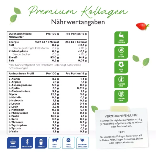 Vit4ever <br>Kollagen - 500 g – Bild 2