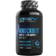 GEN Knockout – preparat wspomagający sen i regenerację – 120 kapsułek – przód