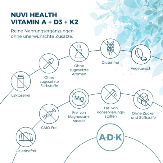 Nuvi Health <br>Vitamina A + D3 + K2 gotas - 50 ml - Imagen 2