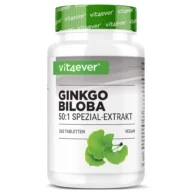 Vit4ever Ekstrakt z Ginkgo Biloba 50:1 – 365 tabletek – przód