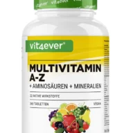 Vit4ever Multivitaminas A-Z – 365 comprimidos – frontal