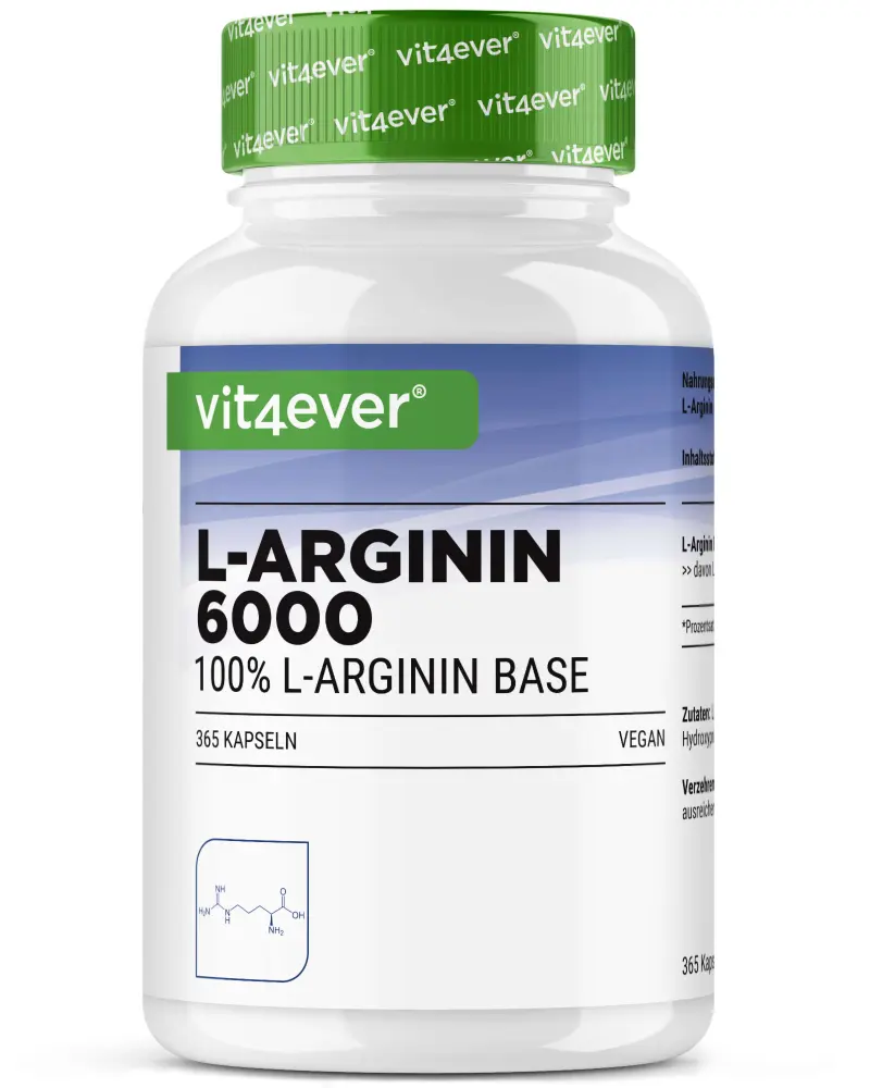 Vit4ever L-Arginine Intenso – 365 capsules – Vorderseite