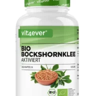 Vit4ever Bio Bockshornklee, aktiviert – 365 Kapseln – Vorderseite