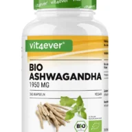 Vit4ever Ashwagandha biologica – 365 capsule – fronte