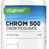 Vit4ever Chromium 500 µg - 365 Tabletten