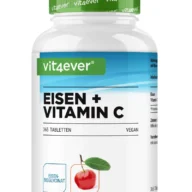 Vit4ever Żelazo + Witamina C – 365 tabletek – przód