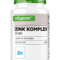 Vit4ever Zinc Complex 25 mg – 400 tablets – front