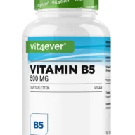 Vit4ever Vitamin B5 – 365 Tabletten – Vorderseite