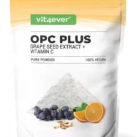 Vit4ever OPC Extracto de Semilla de Uva + Vitamina C – 300 g – frontal