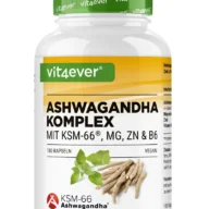 Vit4ever Ashwagandha KSM-66 Complex – 180 cápsulas – frente
