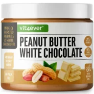 vit4ever <br>mantequilla de cacahuete + chocolate blanco - 500 g