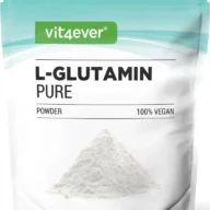 vit4ever <br>l-glutamina em pó - 1000 g