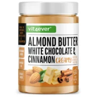 vit4ever <br>crema de almendras - chocolate blanco y canela - 1000 g